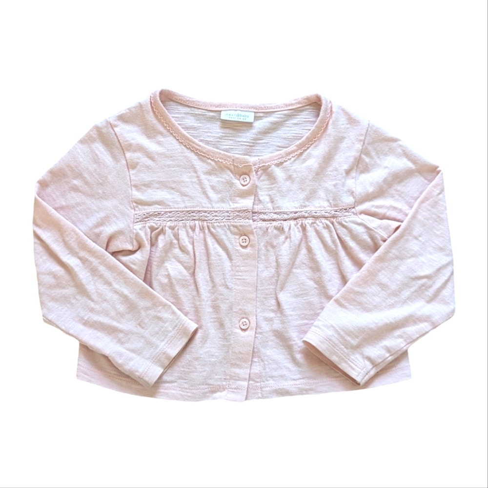 Next Baby Pink Cardigan - Size 18-24M